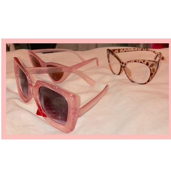 ❌Sold out📍Cute fashion fun trendy glasses 4less $ - Picture 7 of 8